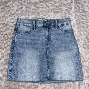 Abercrombie Kids Blue Casual Pencil Mini Skirt